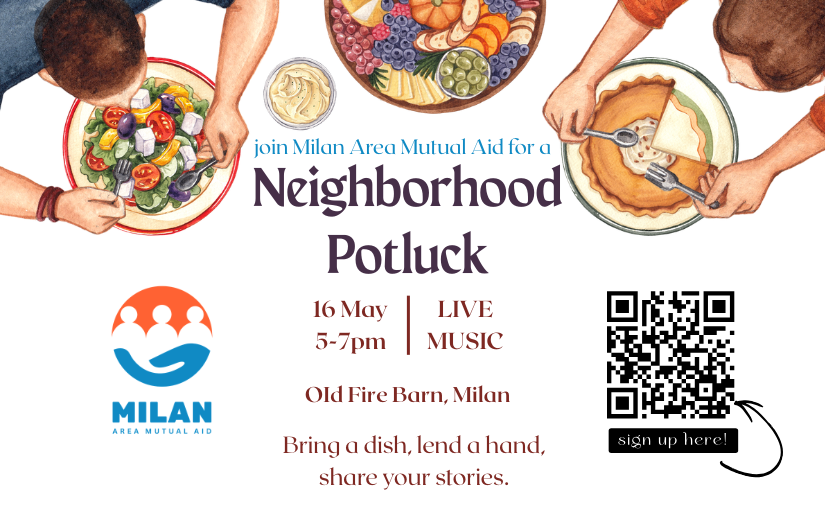 Neighborhood Potluck - Milan Area Mutual Aid